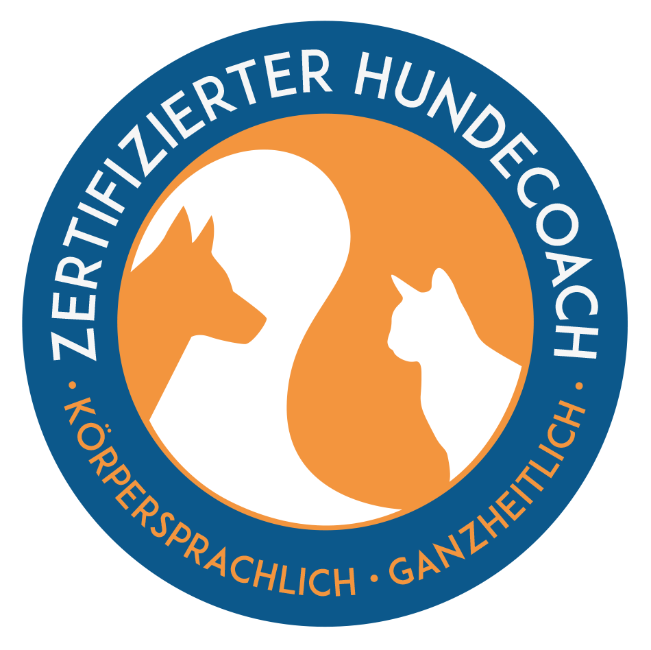Siegel Zertifizierter Hundecoach, körpersprachlich und ganzheitlich, nach Dieter Pouzar